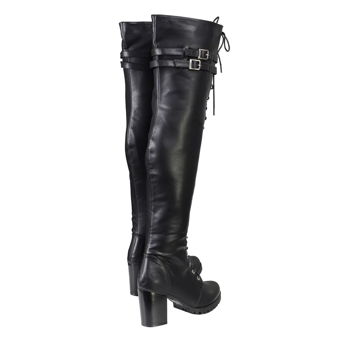 Milwaukee Leather Women's Black Above the Knee Lace-Up Fashion Casual