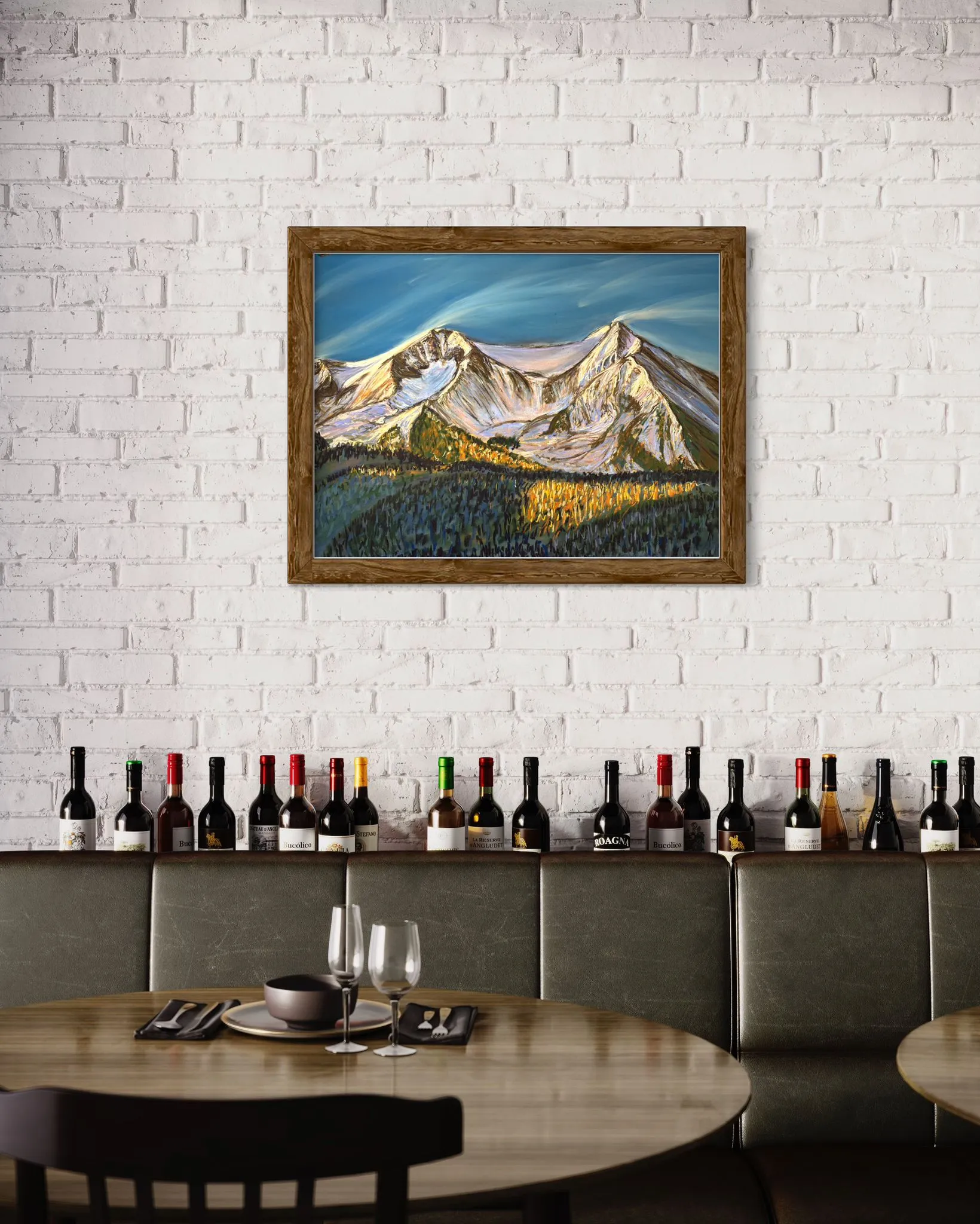 Mount Sopris Soft Pastels Painting