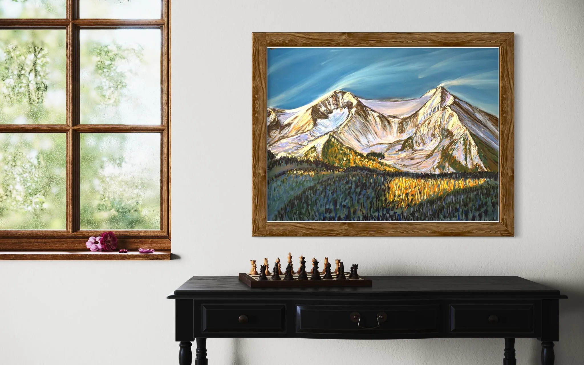 Mount Sopris Soft Pastels Painting