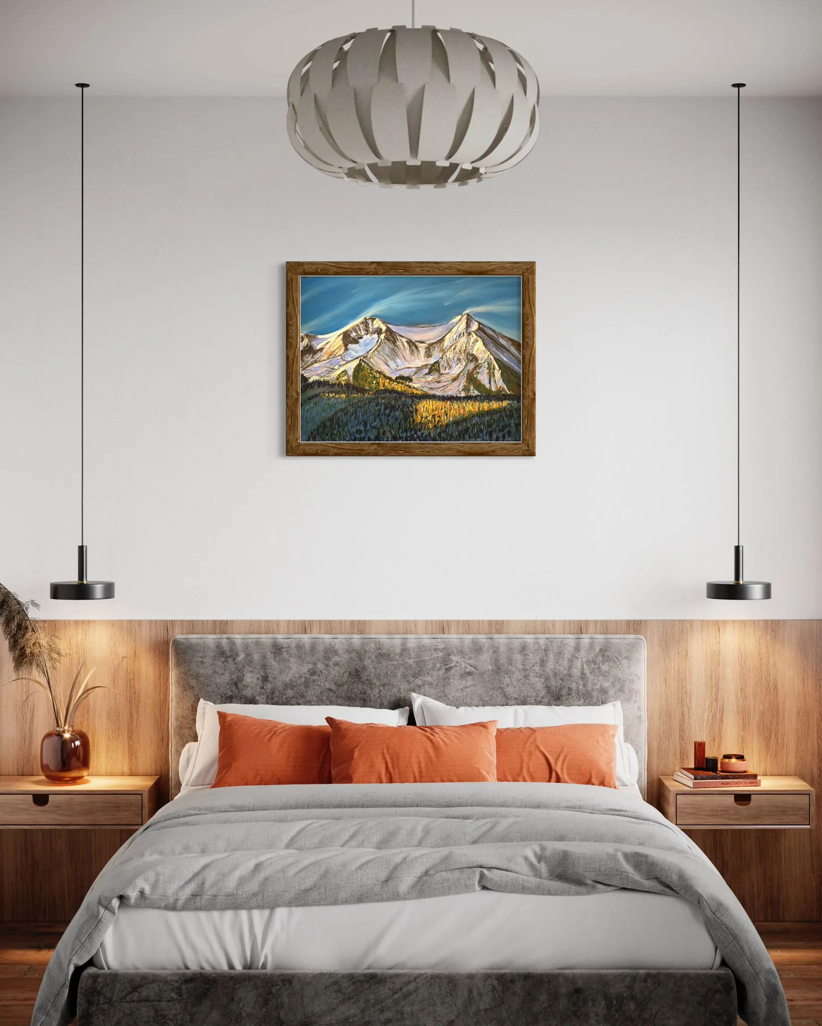 Mount Sopris Soft Pastels Painting