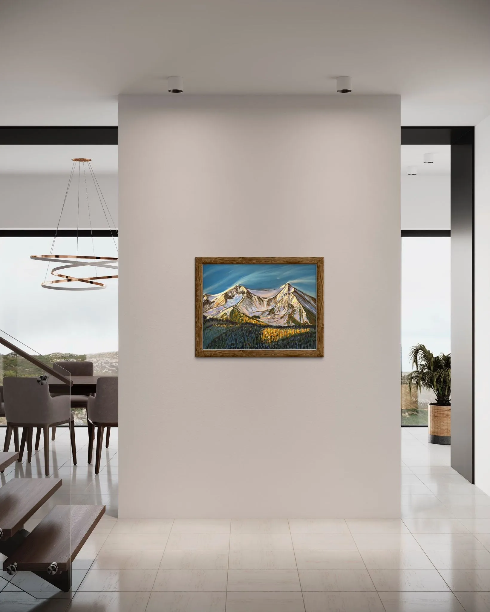 Mount Sopris Soft Pastels Painting