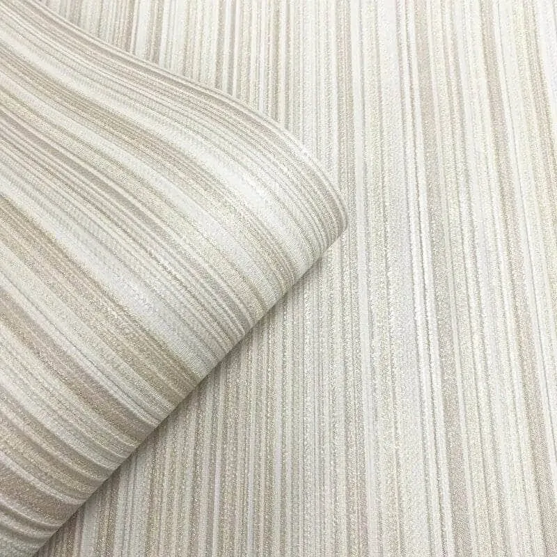 Muriva Venezia Stripe Natural Wallpaper - M66517