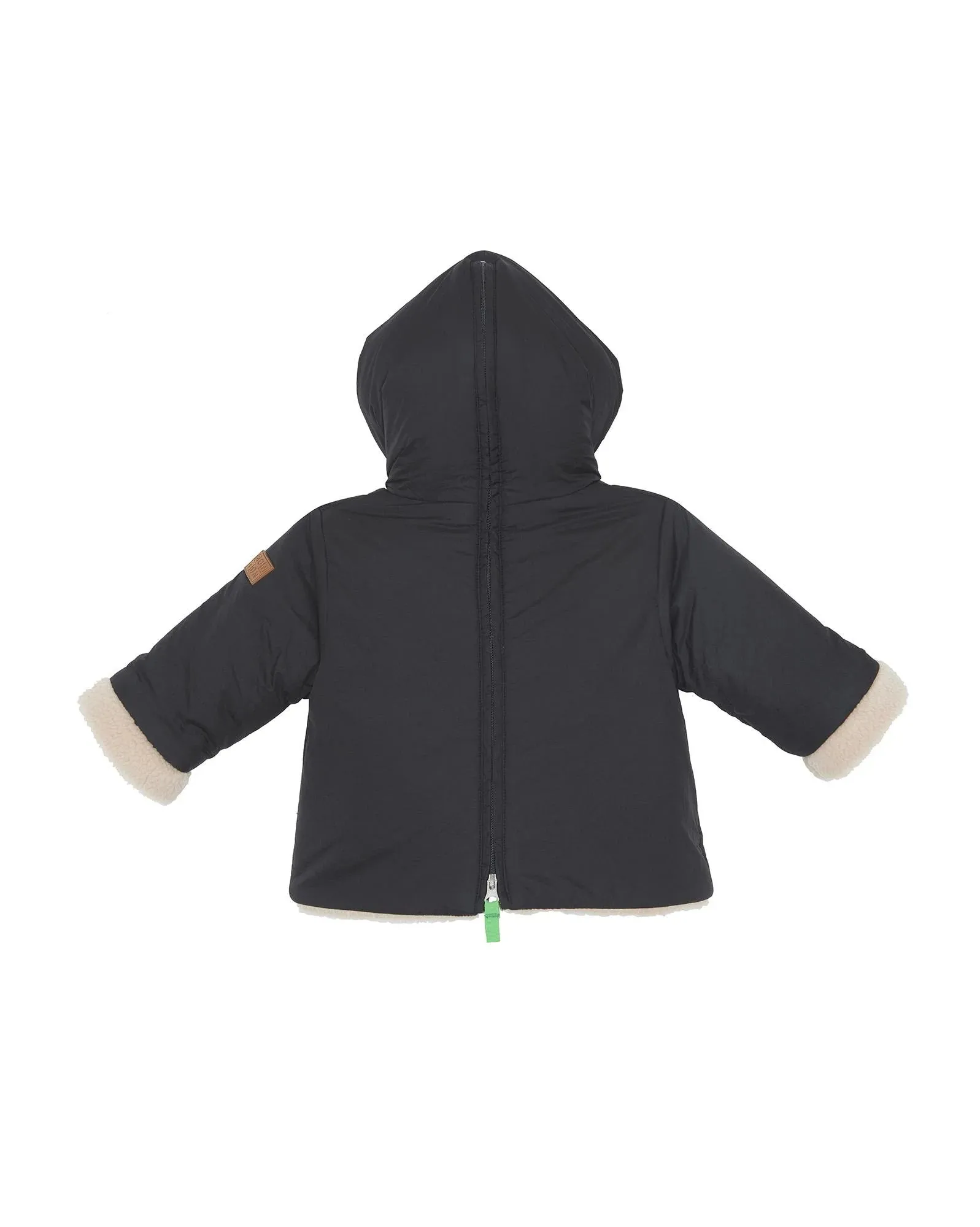 Nylon Baby Coat in Noir