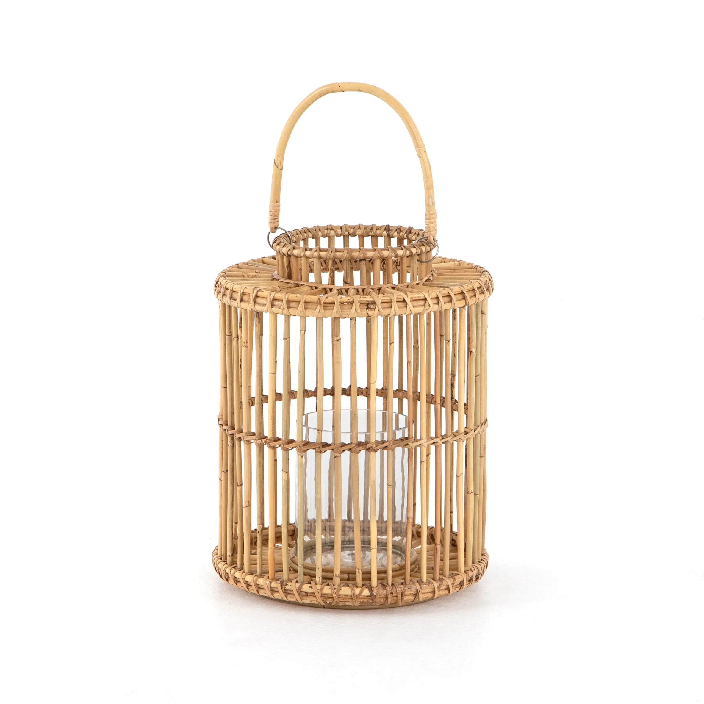 Orange Peel Rattan Lantern