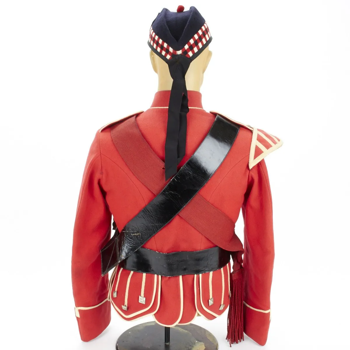 Original British Pre-WWI Gordon Highlanders Uniform Set with Original Bagpipes