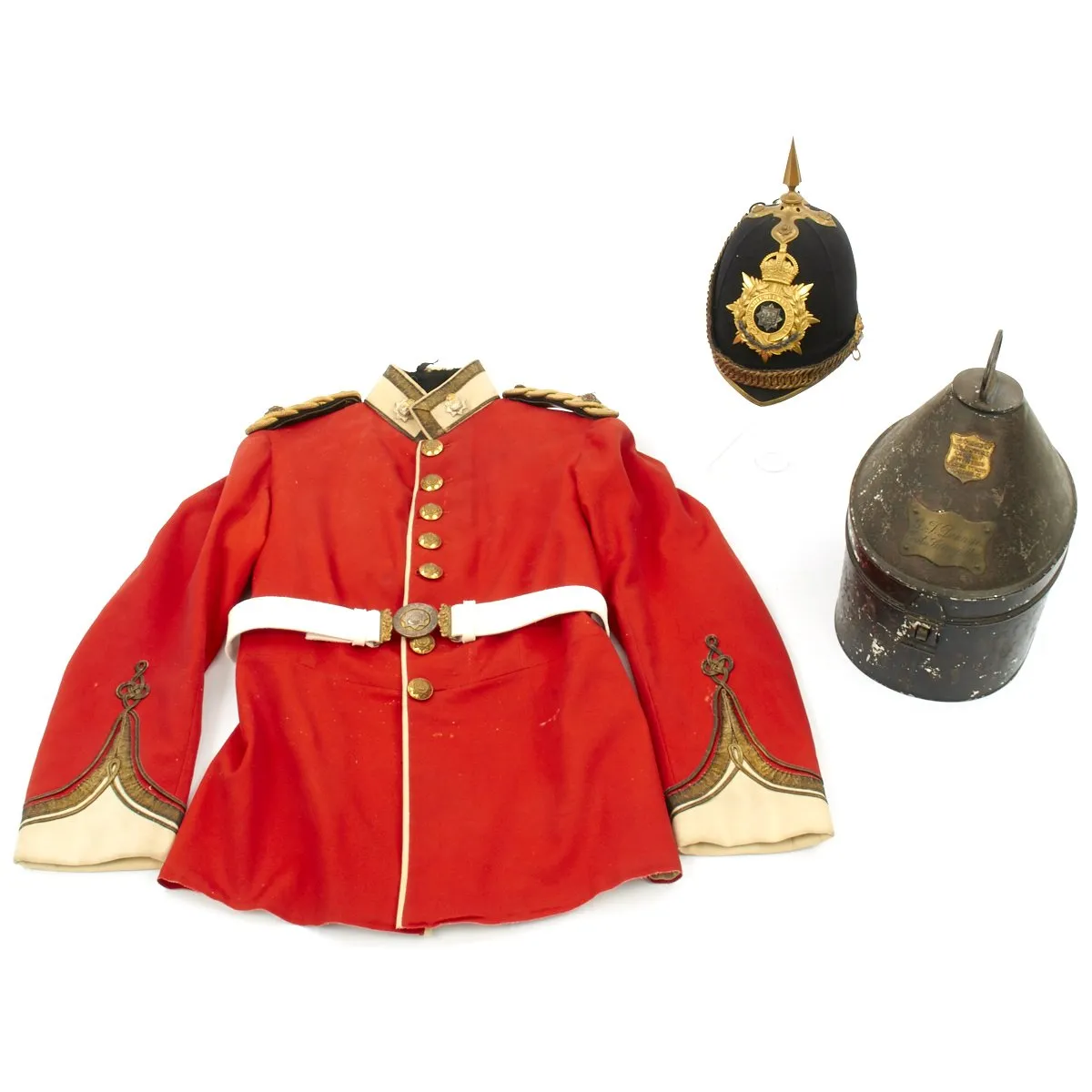 Original British Pre-WWI Named Officer Uniform Set - 2nd Lt. Dennys - East Surrey Regiment