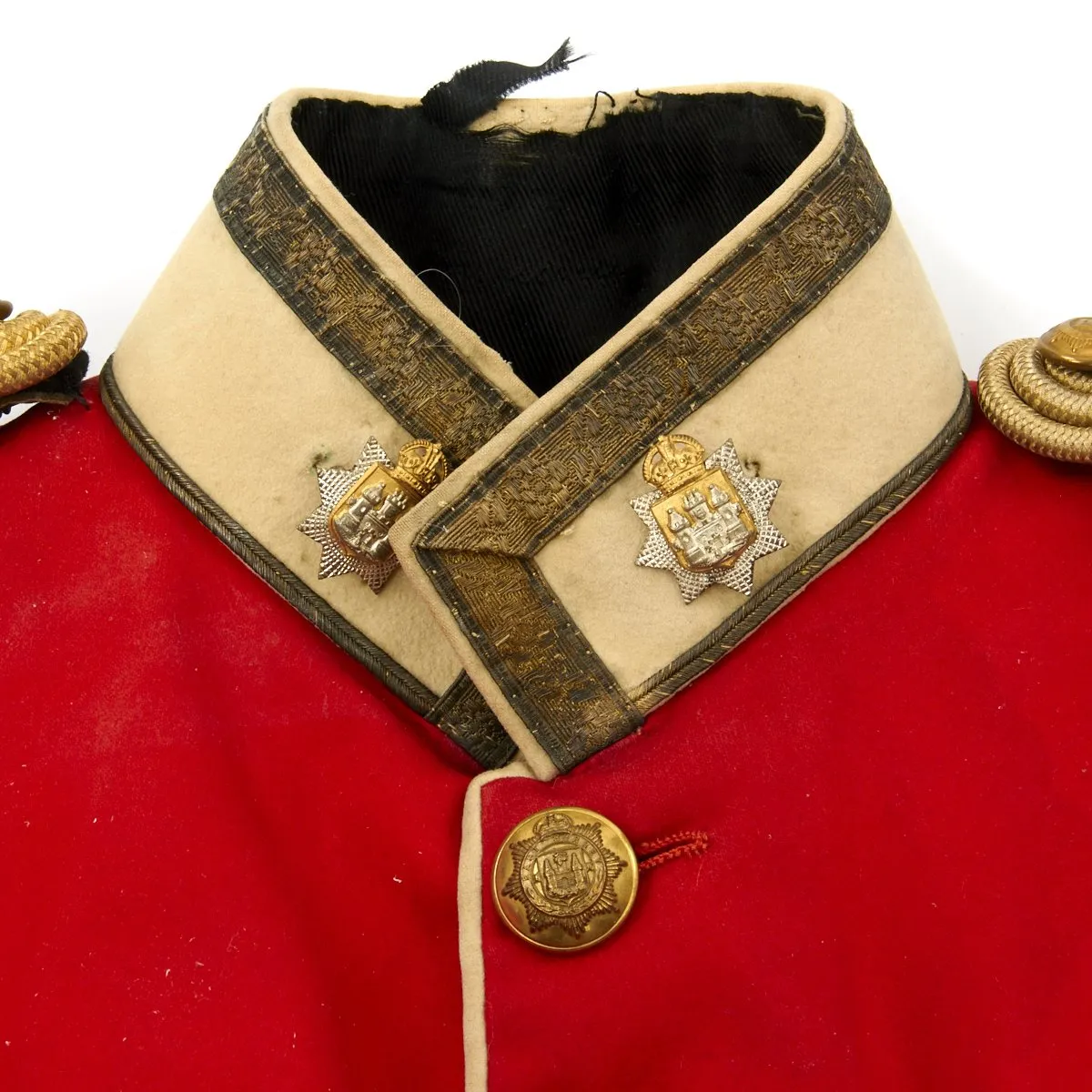 Original British Pre-WWI Named Officer Uniform Set - 2nd Lt. Dennys - East Surrey Regiment