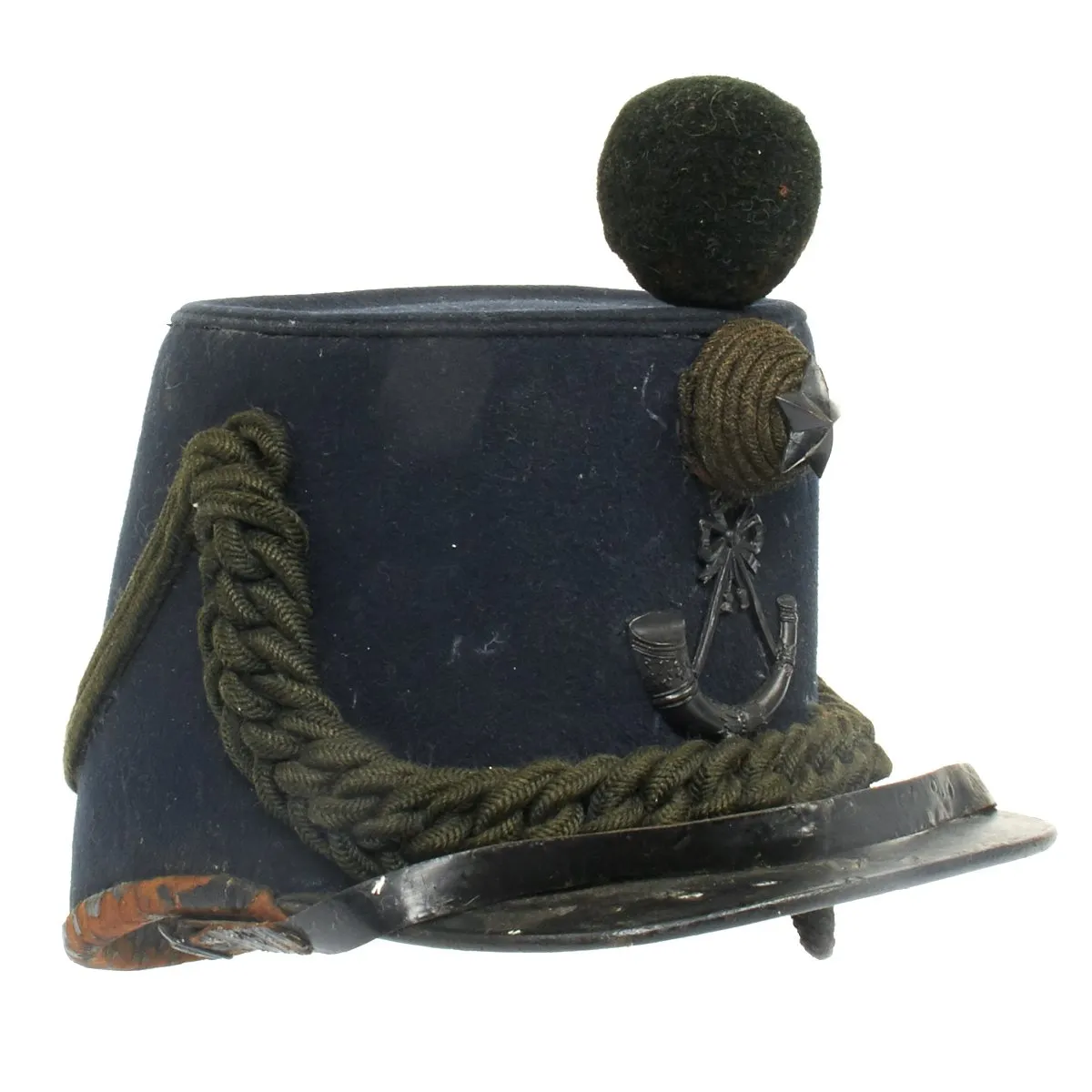 Original British Pre-WWI Shako and Tunic Set from the King's Royal Rifle Regiment c.1905