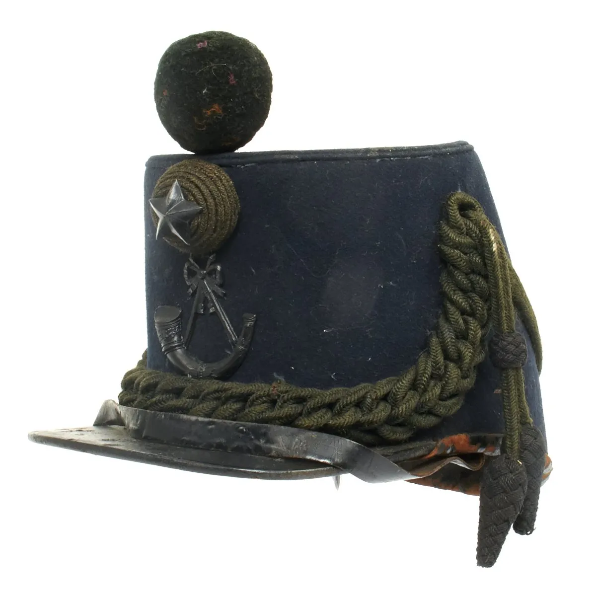 Original British Pre-WWI Shako and Tunic Set from the King's Royal Rifle Regiment c.1905