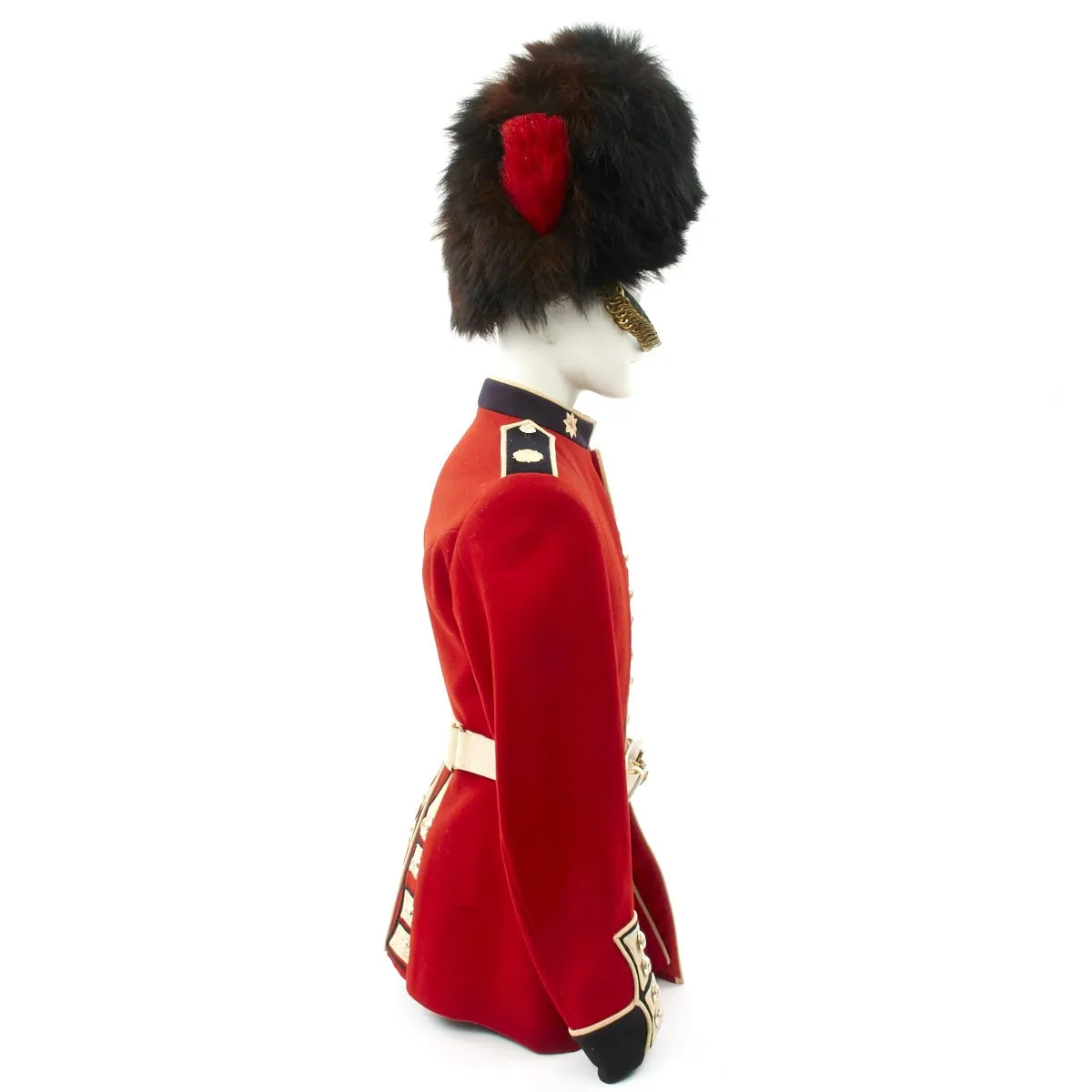 Original British Queen's Coldstream Guards Uniform Set with Bearskin Helmet - Recent Issue