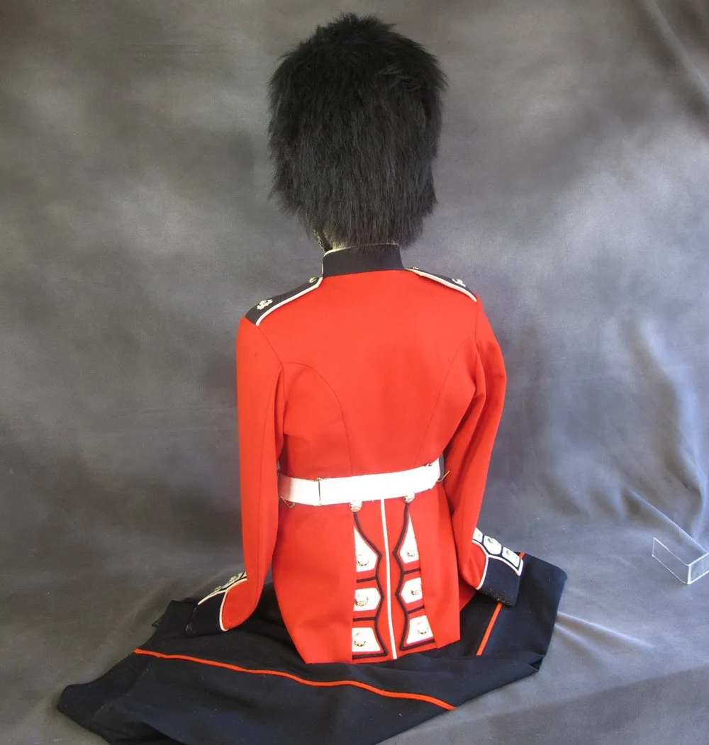 Original British Scots Guard Uniform Set Complete with Bearskin Helmet