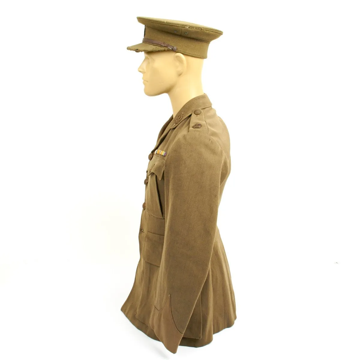 Original British WWI Royal Army Medical Corps Officer Uniform with Boots