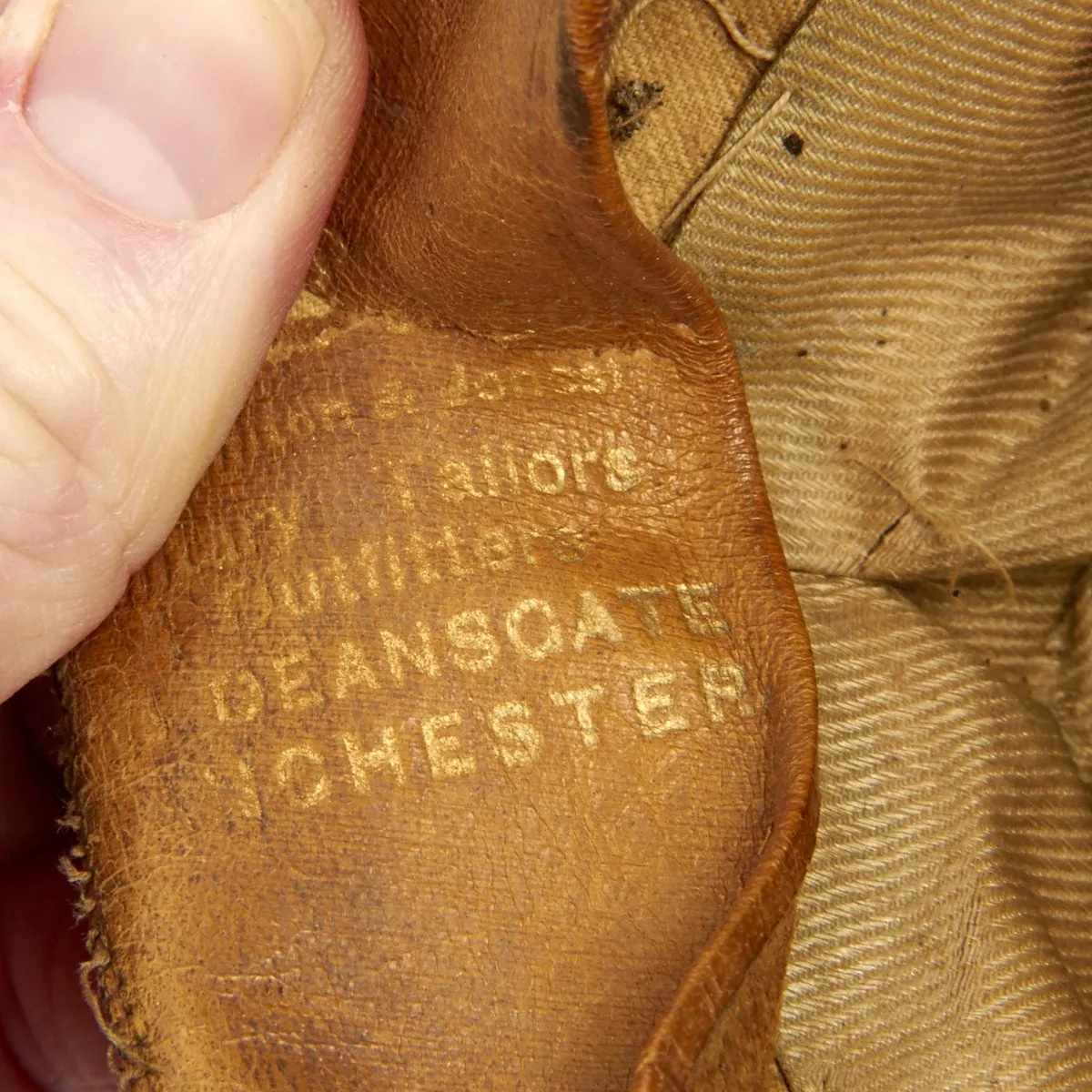 Original British WWI Royal Army Medical Corps Officer Uniform with Boots