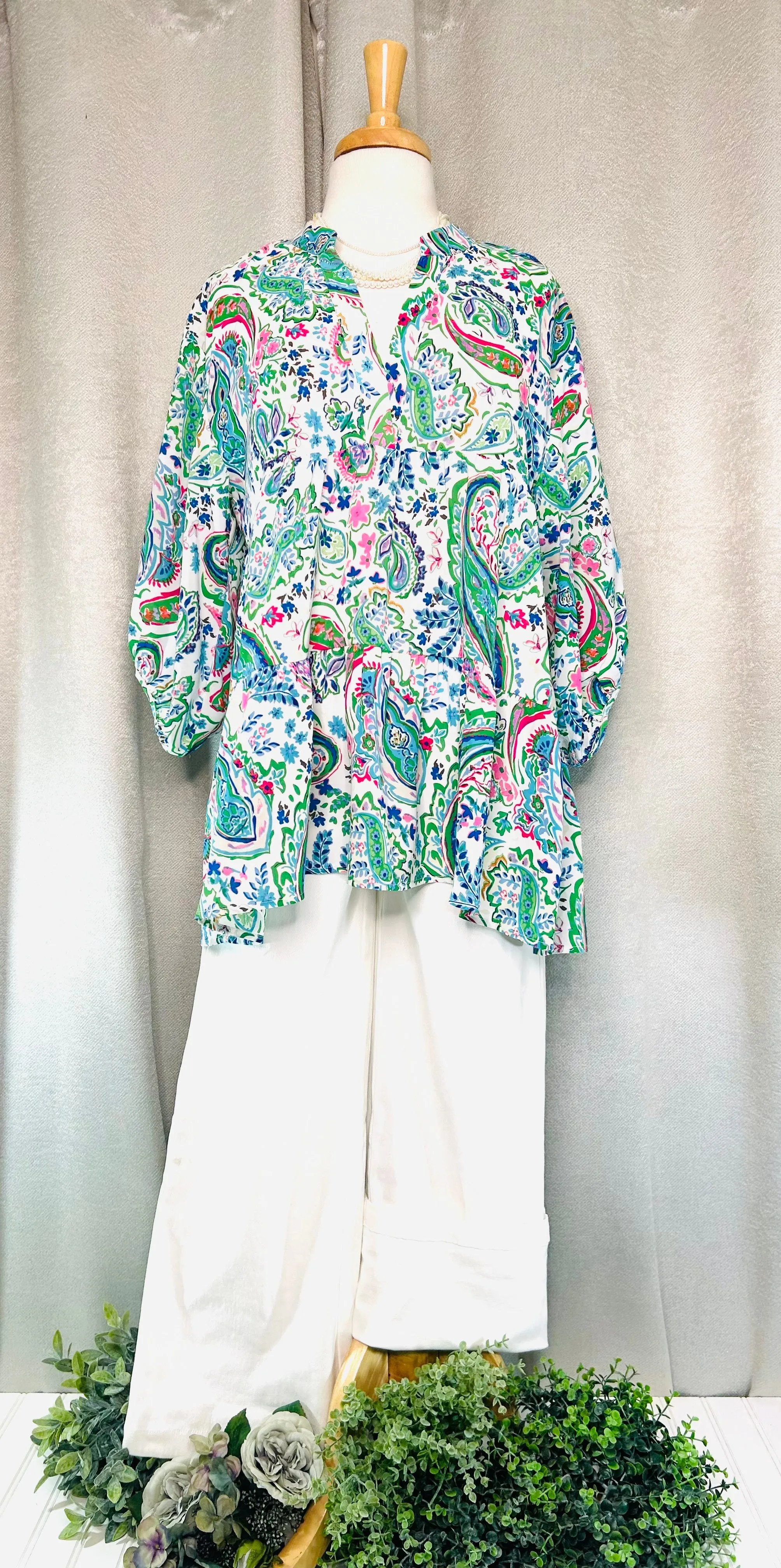 Paisley Print Tunic