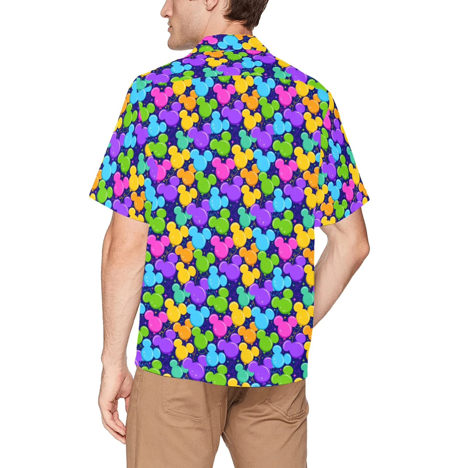 Park Balloons Hawaiian Shirt With Chest Pocket