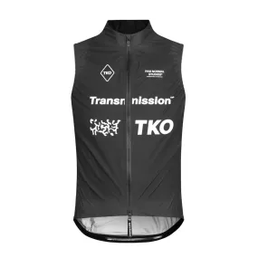 PAS NORMAL STUDIOS TKO Mechanism Rain Gilet AW23 - Black Transmission