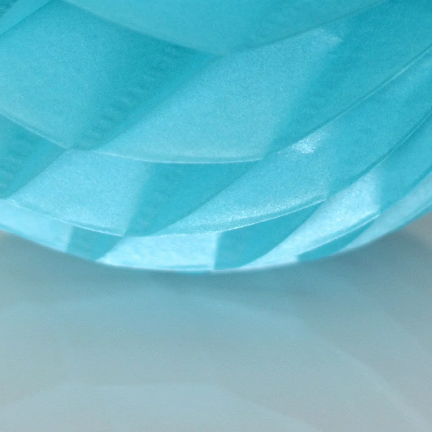 Pearlesence  bright turquoise paper honeycomb - hanging party decoration