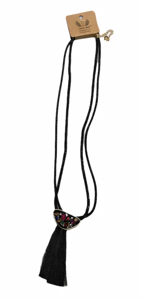 Pendant with Gems and Tassel