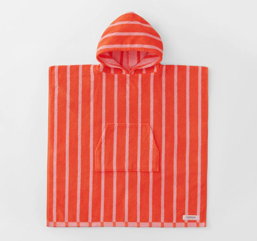 Pepin 65x65cm Kids Poncho Red Glaze