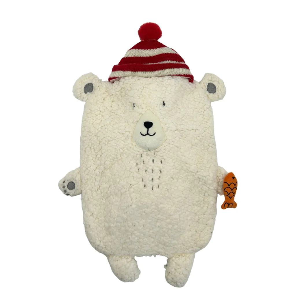 Polar Bear Hat Hot Water Bottle