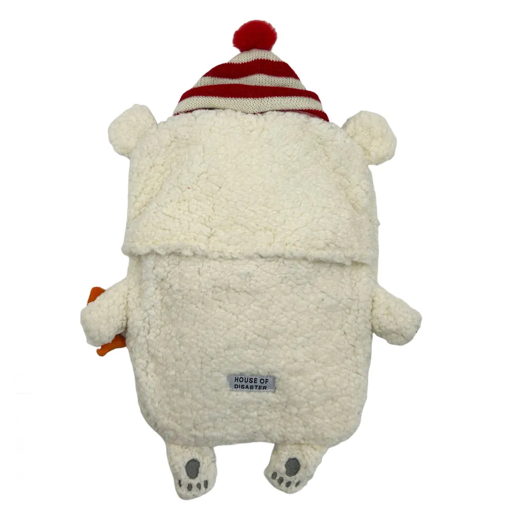 Polar Bear Hat Hot Water Bottle