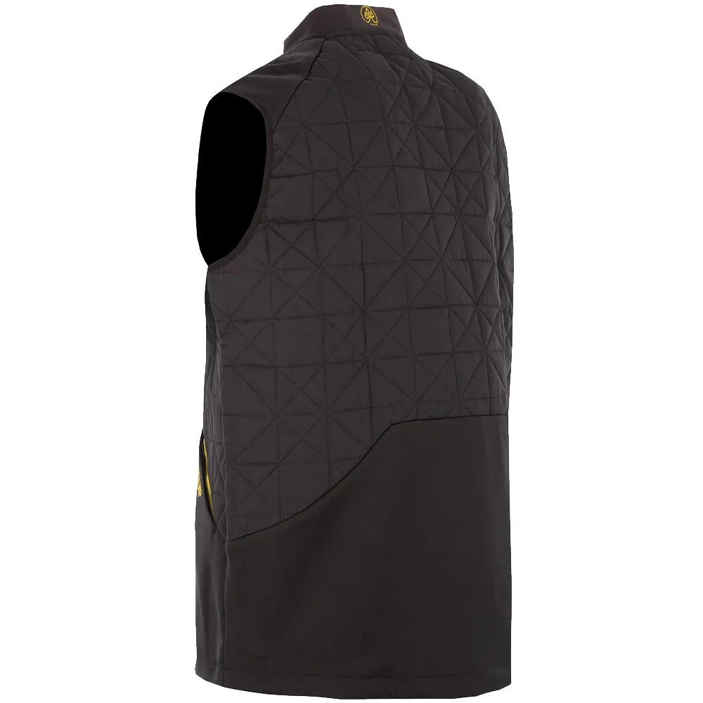 ProQuip Therma-Bora Quilt Gilet - Black/Yellow