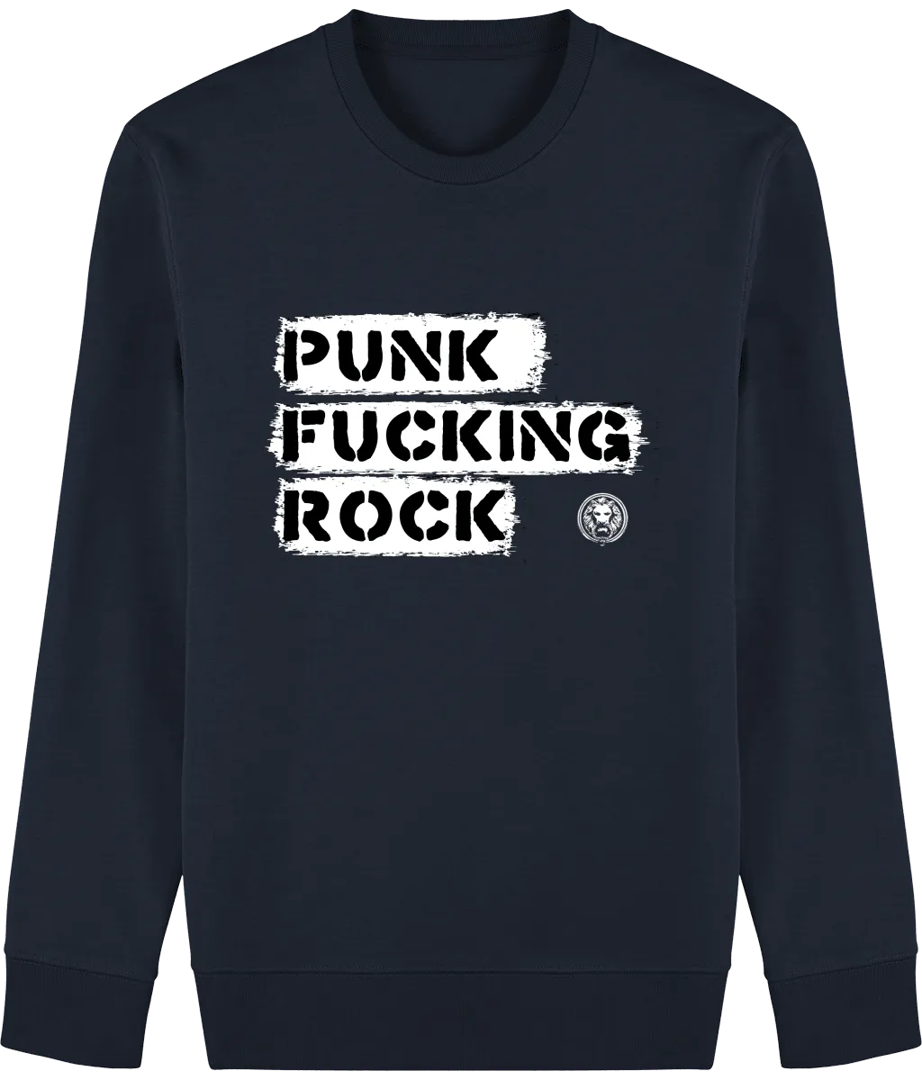 Punk Fucking Rock Crew Neck Sweatshirt