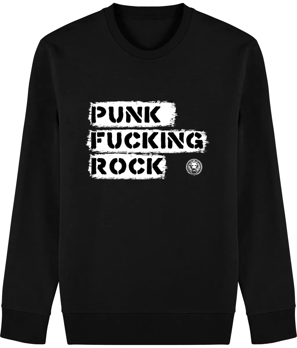 Punk Fucking Rock Crew Neck Sweatshirt