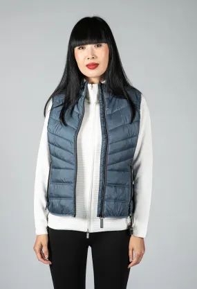 QUILTED GILET ORION BLUE