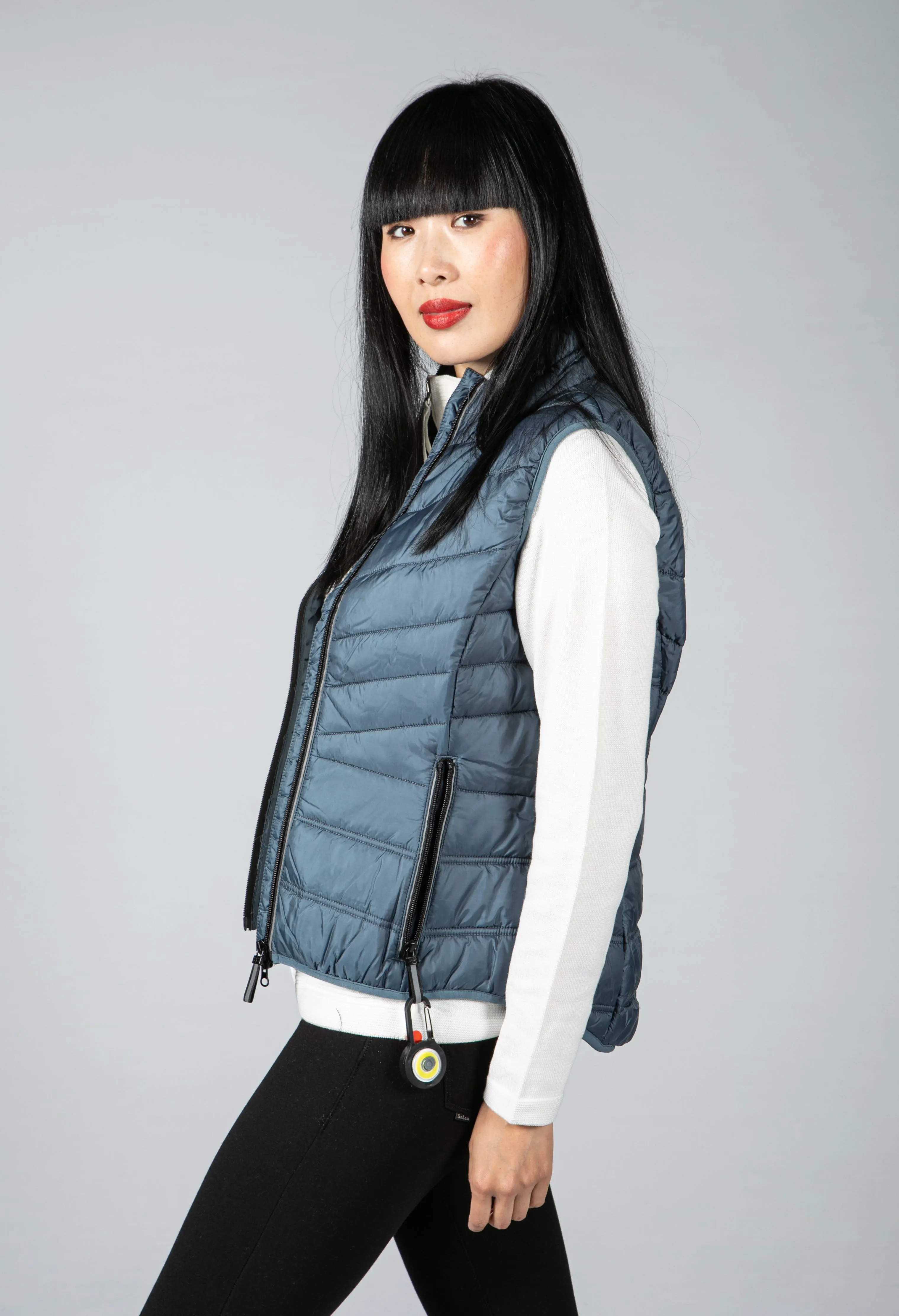 QUILTED GILET ORION BLUE