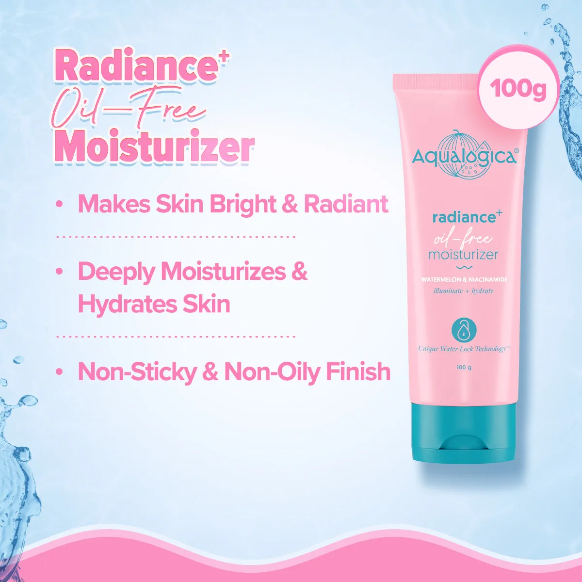 Radiance  Protect & Glow Duo (Radiance  Oil Free Moisturizer -  100g, Radiance  Dewy Sunscreen - 50g)