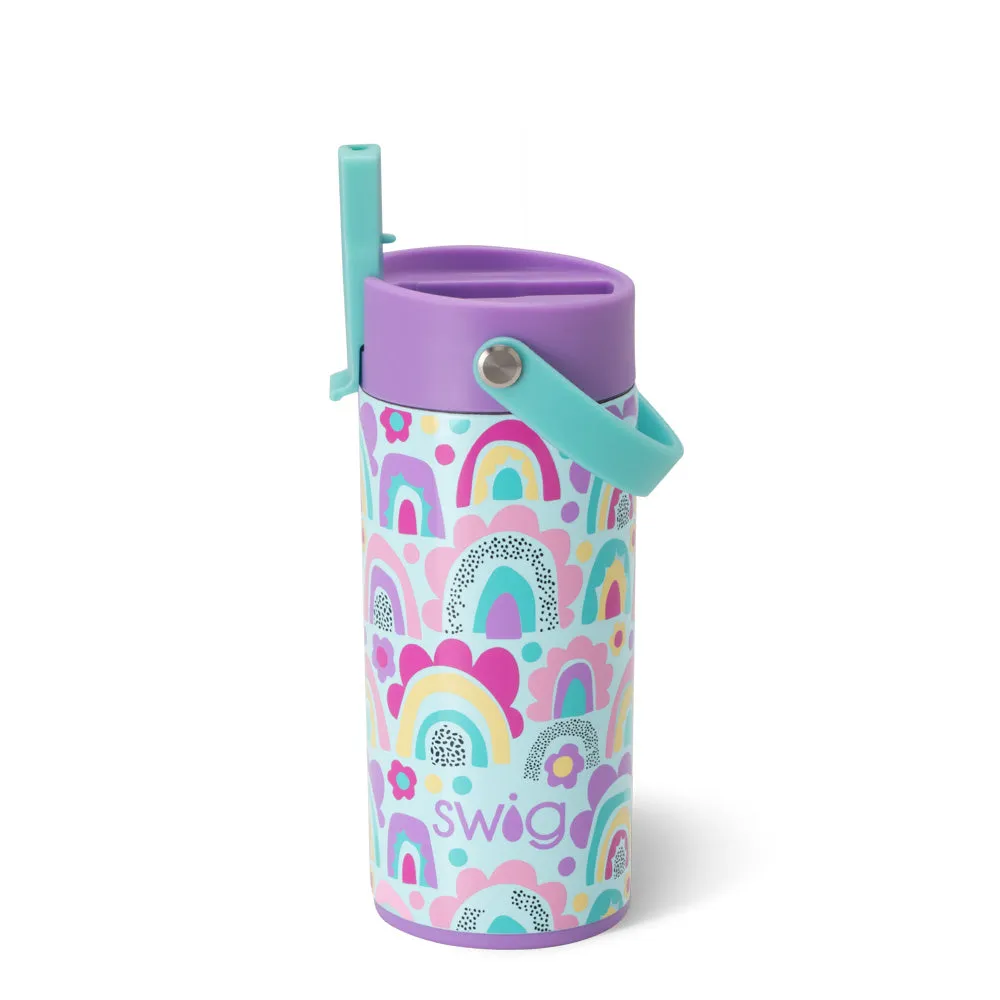 Rainglow Flip   Sip Slim Tumbler 12oz