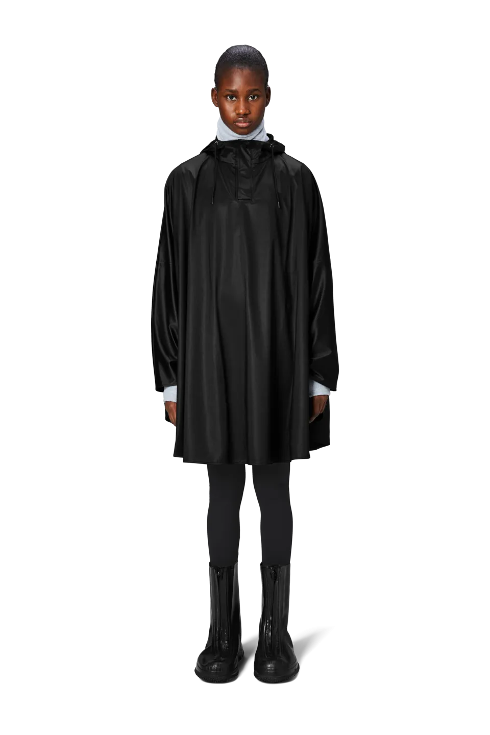 Rains Cape W3 - Black Grain