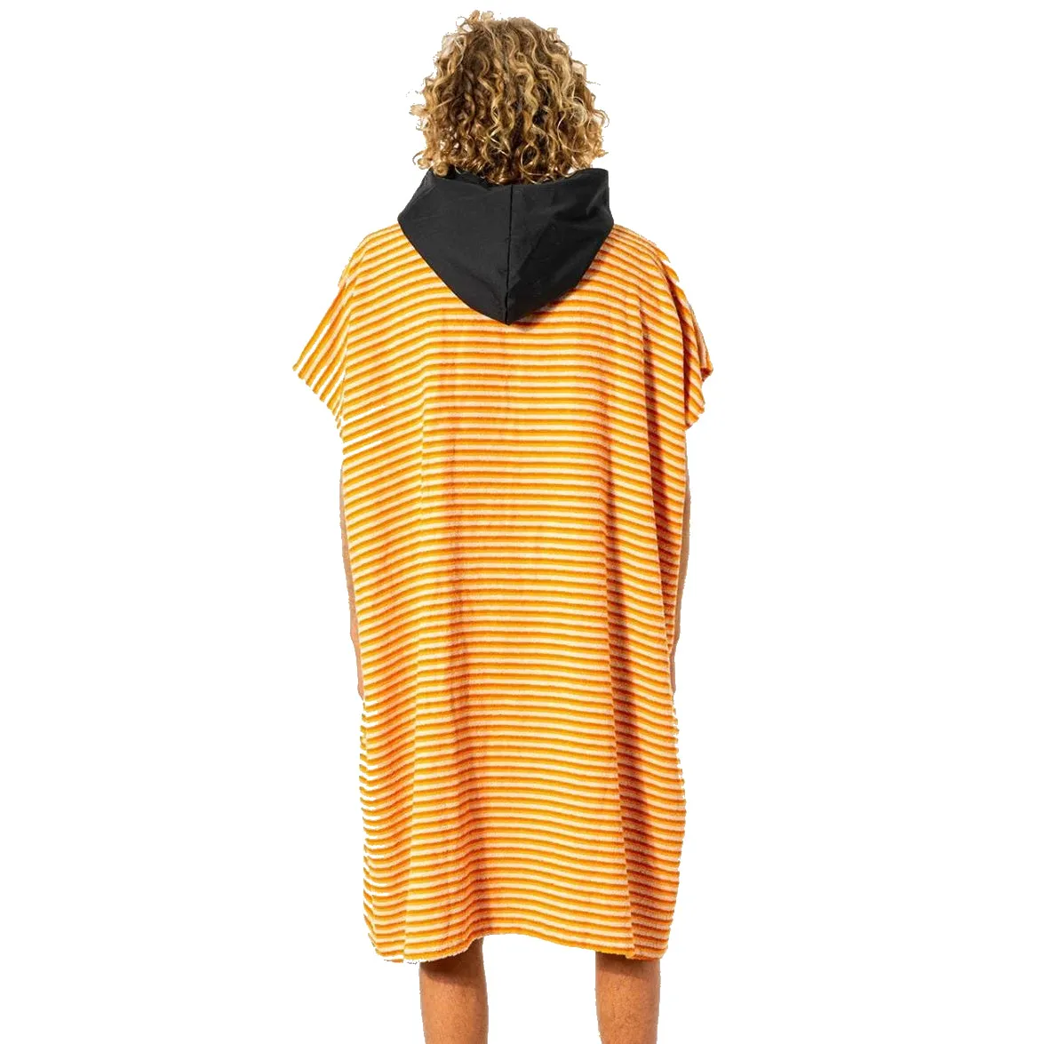 Rip Curl Surf Sock Hooded Towel Changing Poncho - Orange