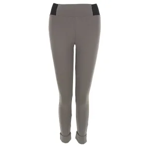 Rolled Cuff Legging - Grey