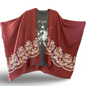 Rosewood Embroidered Boho Kimono Layer