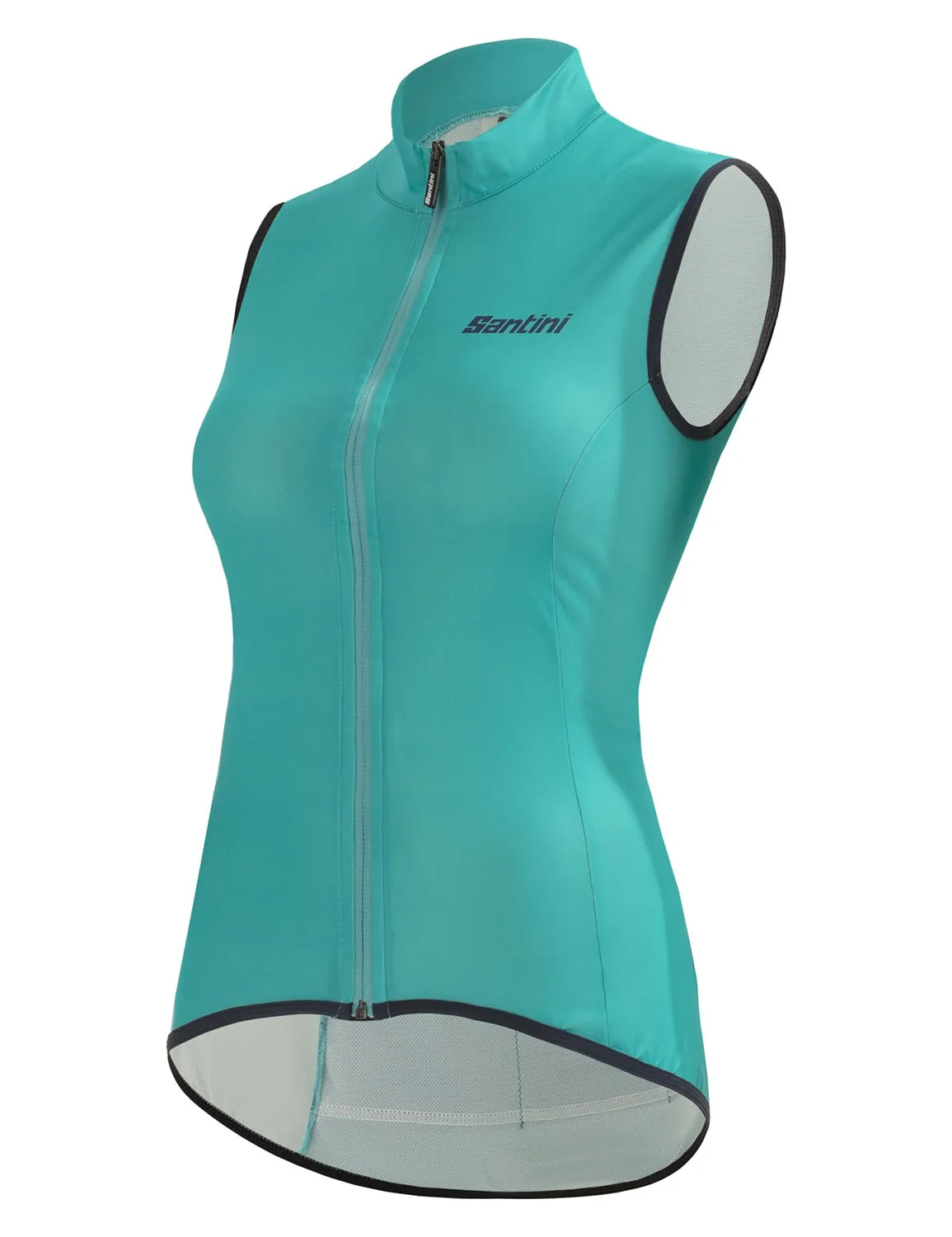 Santini Women's Nebula Puro Wind Vest - Aqua