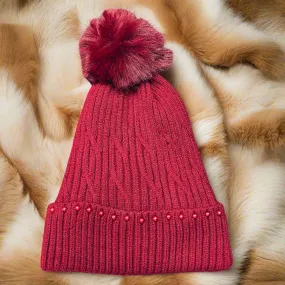 SCARLET PEARL Beanie