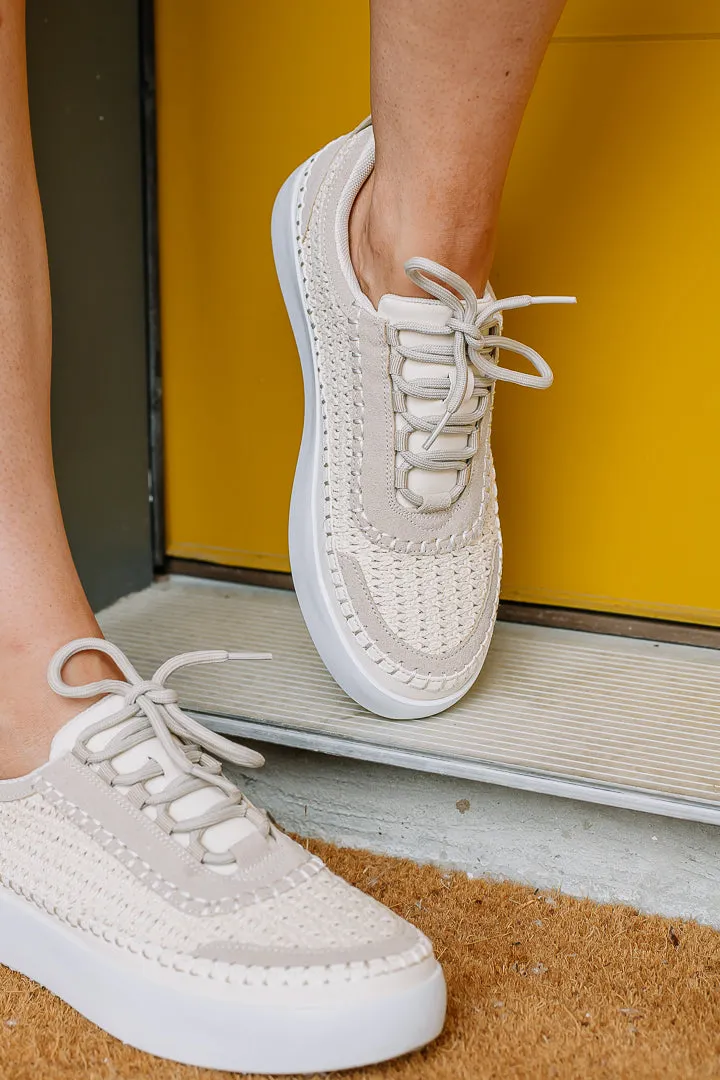 Shauna Stitched Sneakers | Taupe