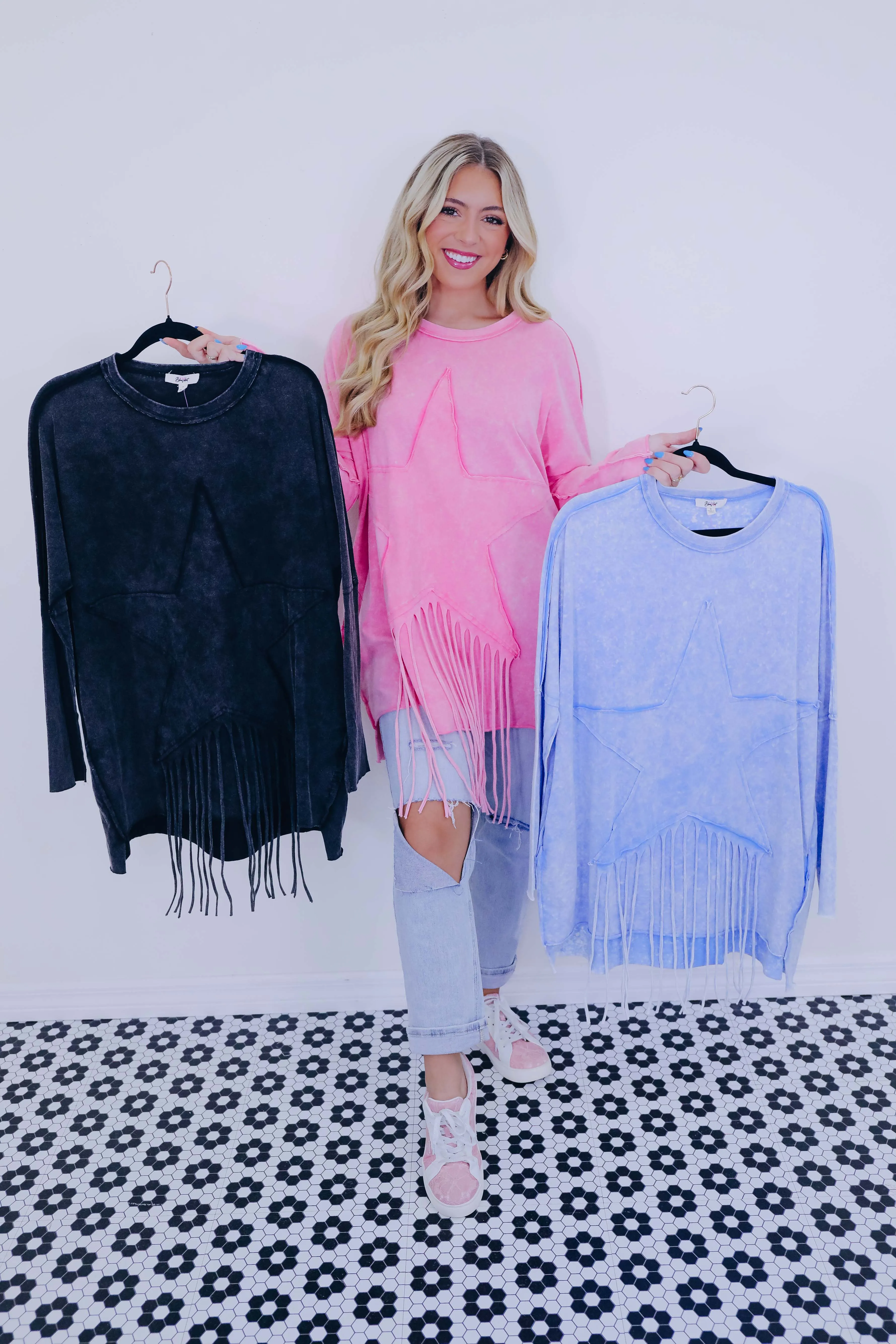 She's Starstruck Fringe Tunic - 3 Colors