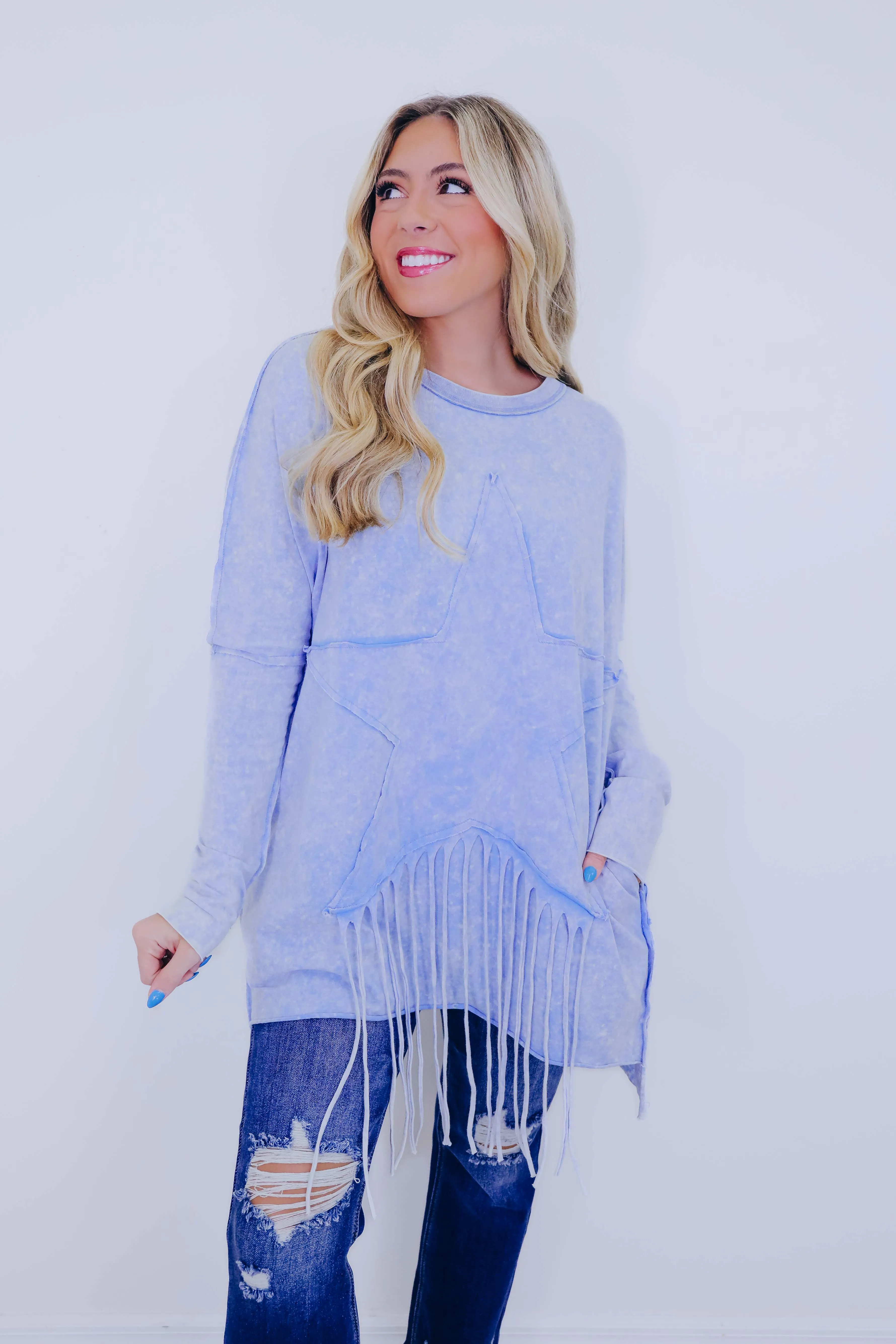 She's Starstruck Fringe Tunic - 3 Colors