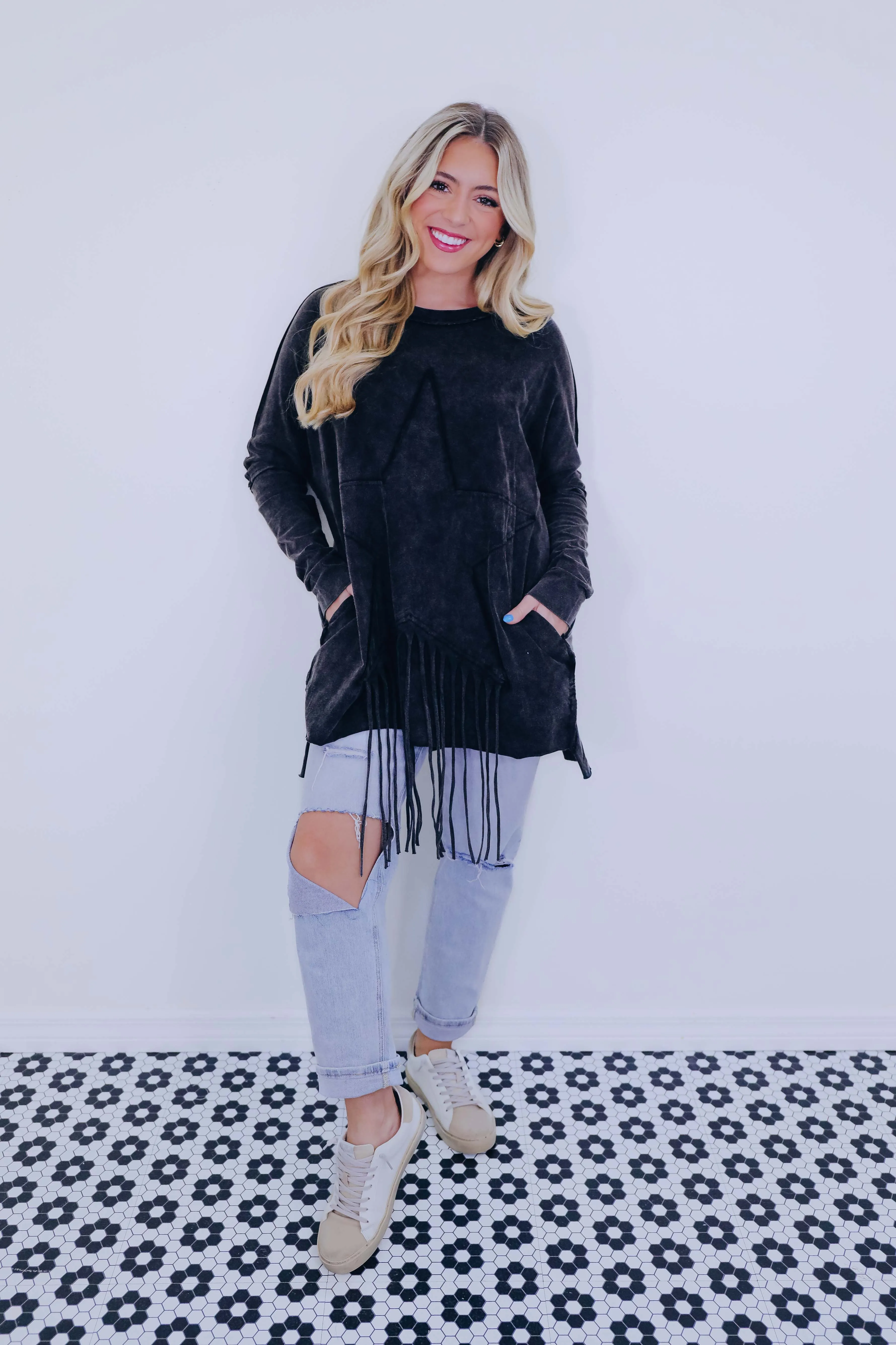 She's Starstruck Fringe Tunic - 3 Colors