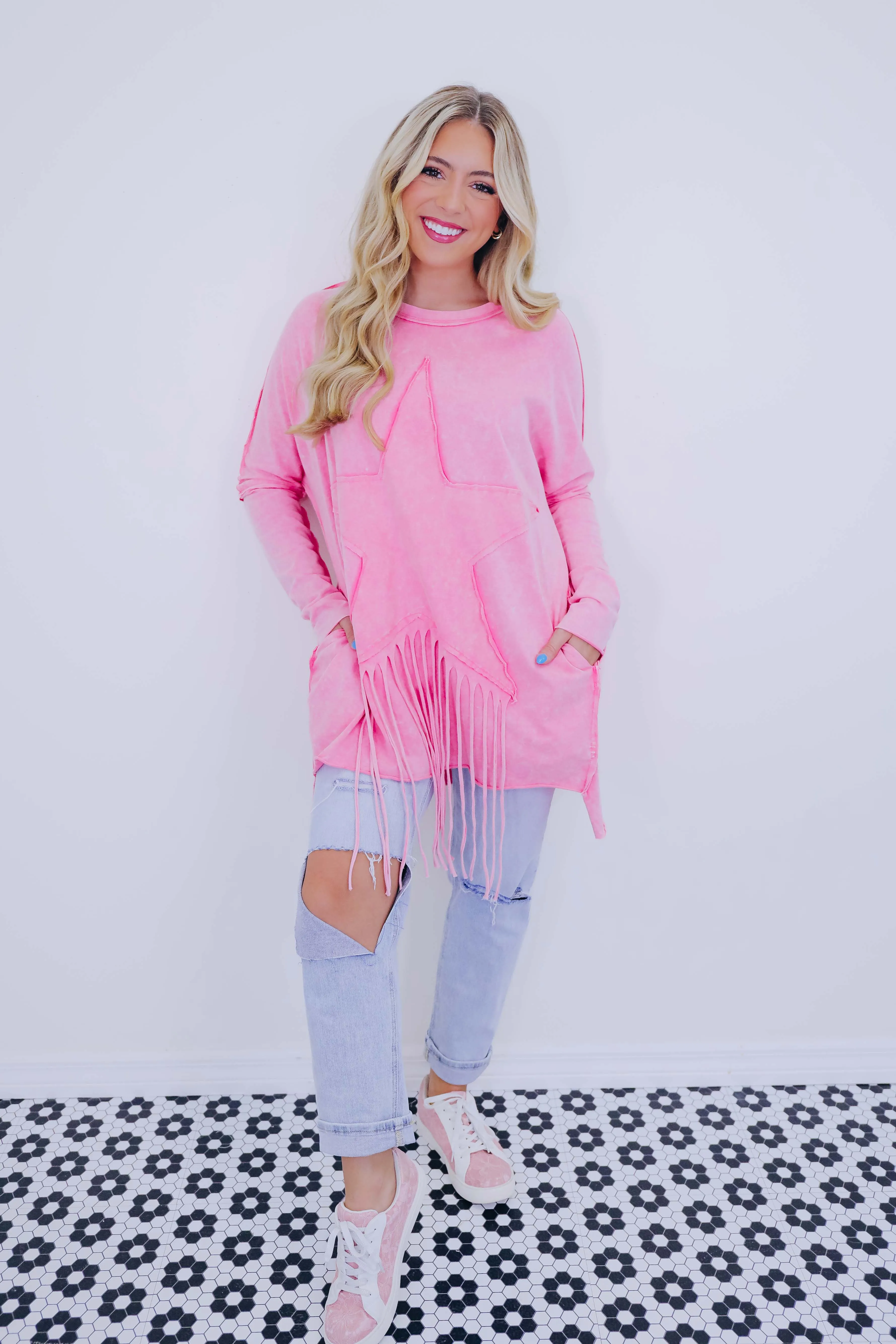 She's Starstruck Fringe Tunic - 3 Colors