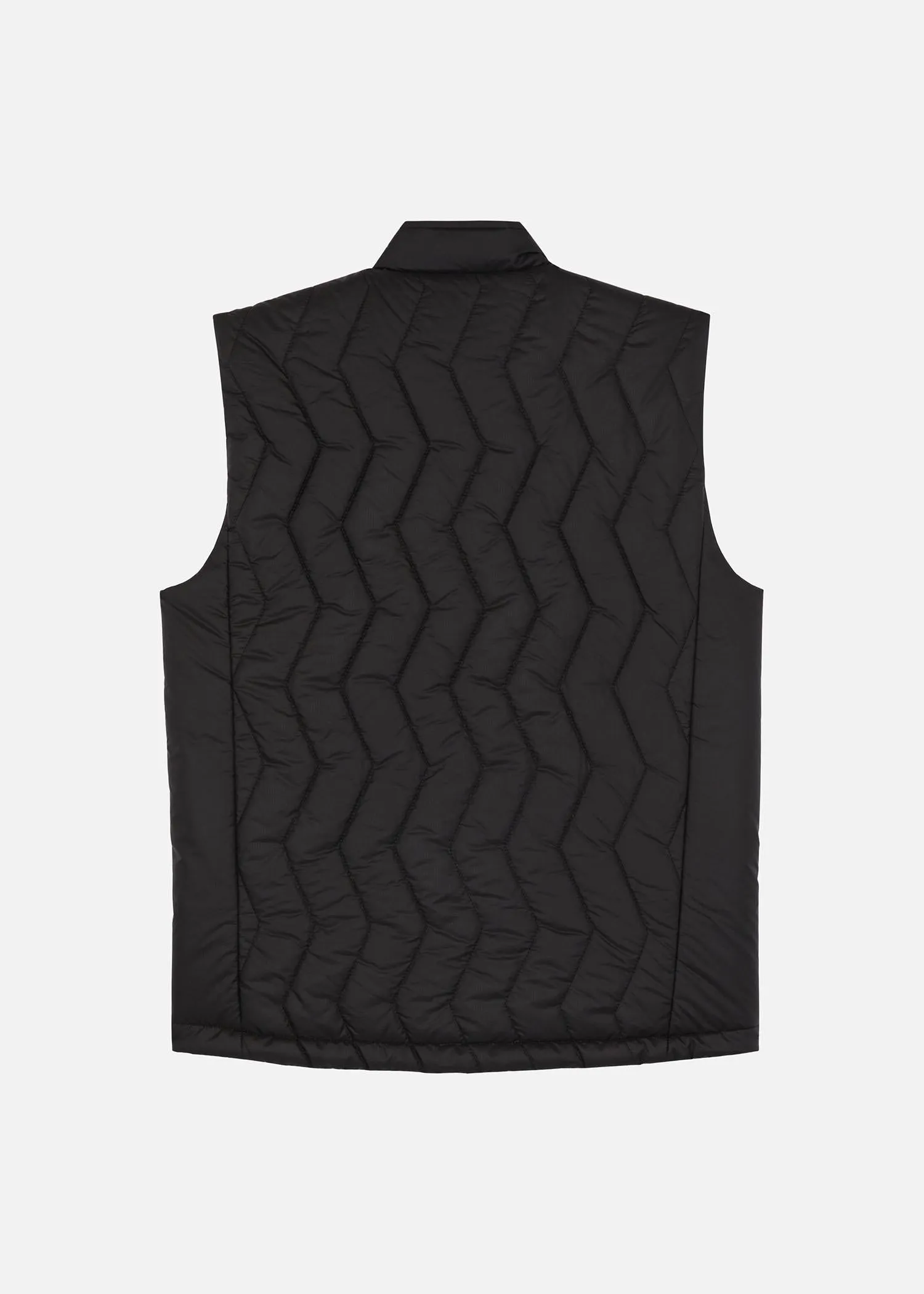 SI QUILTED GILET BLACK