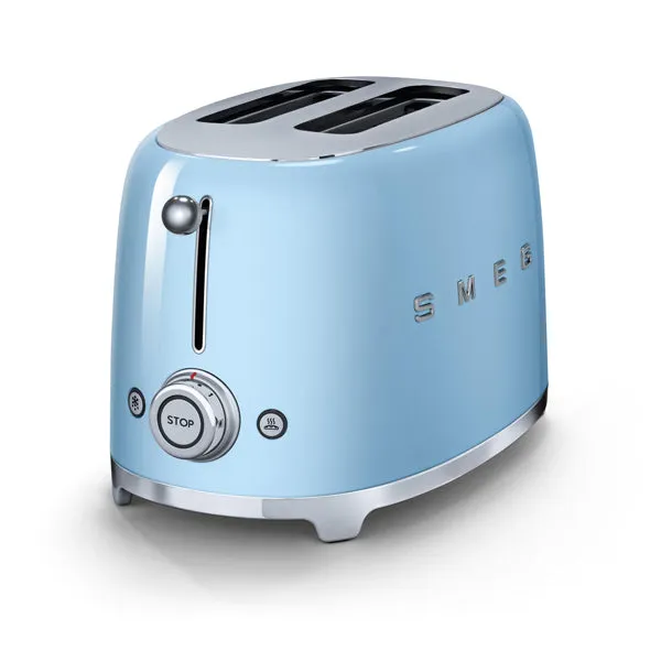 Smeg 2-Slice Toaster - Pastel Blue