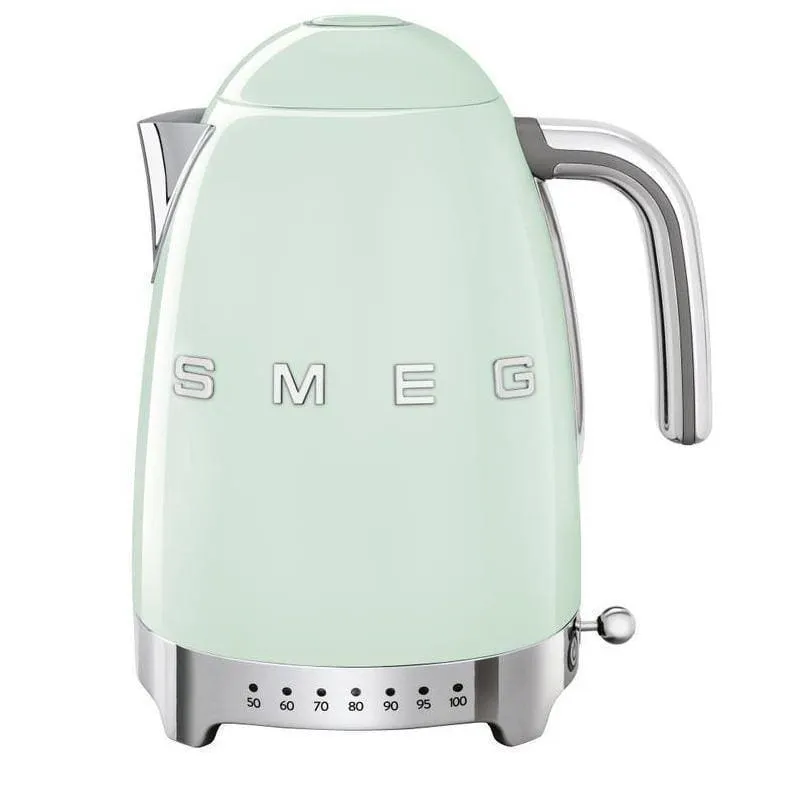 Smeg Jug Kettle 1.7L Variable Temperature Pastel Green