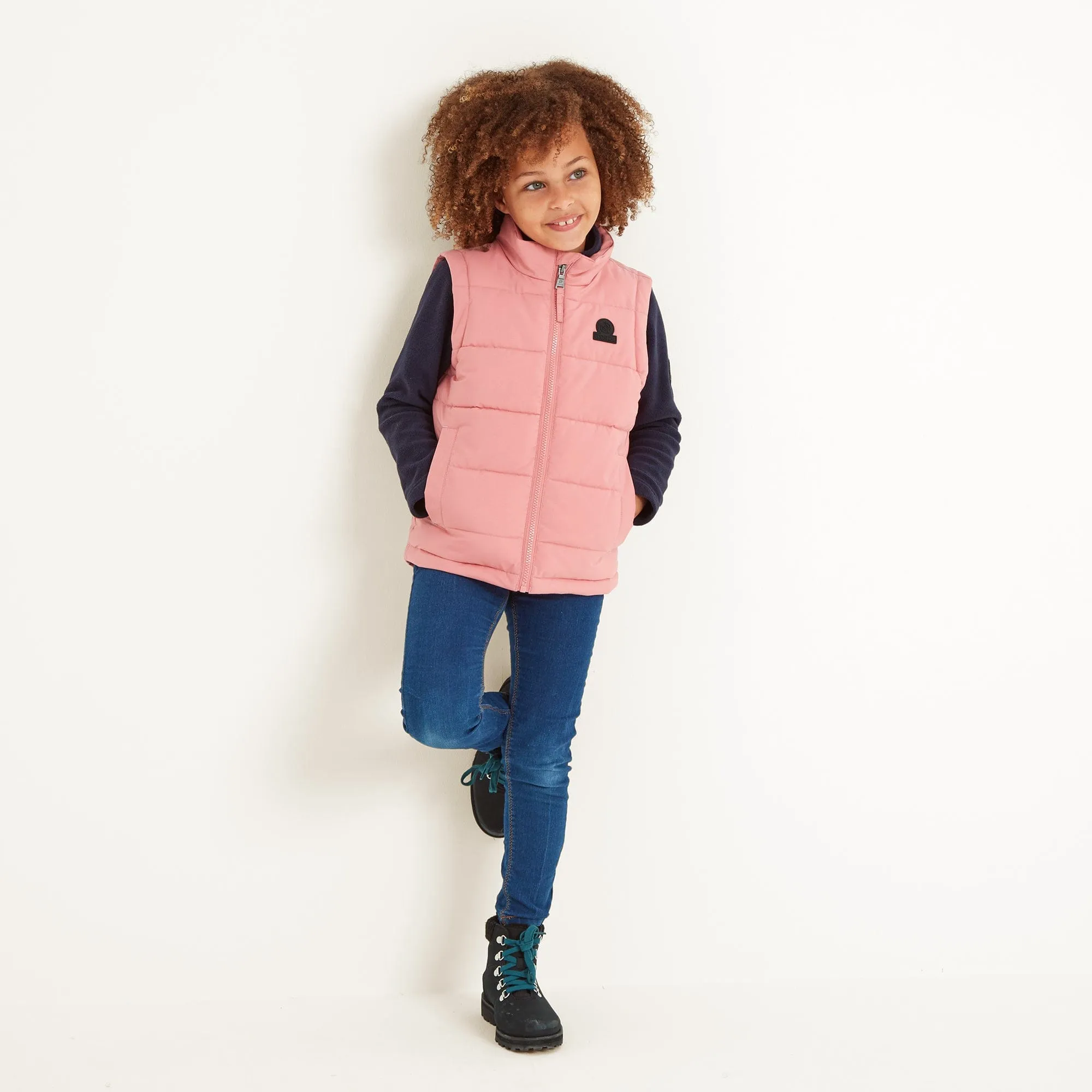 Swain Kids Padded Gilet - Playful Pink