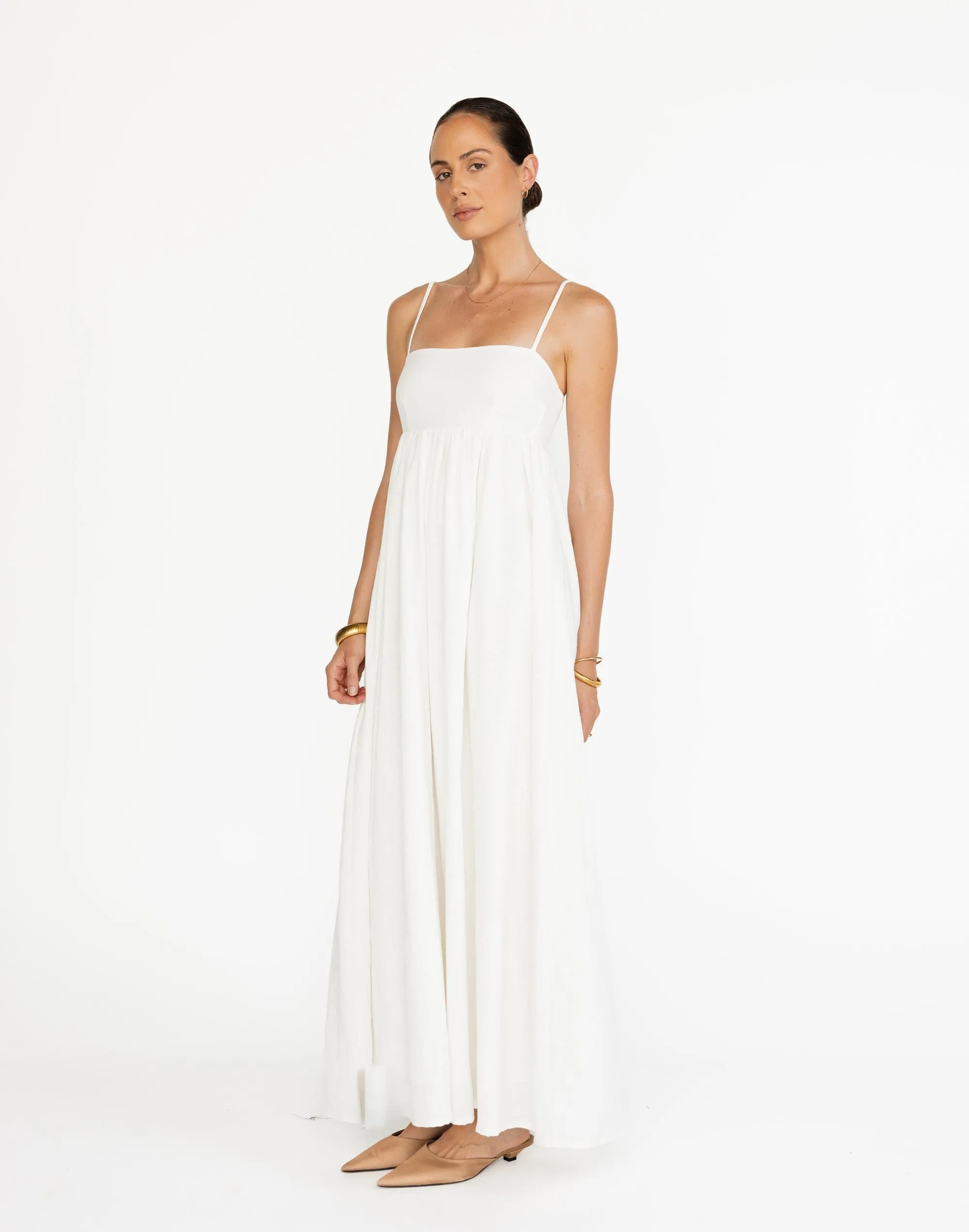 Tarsha Maxi Dress (Off White)