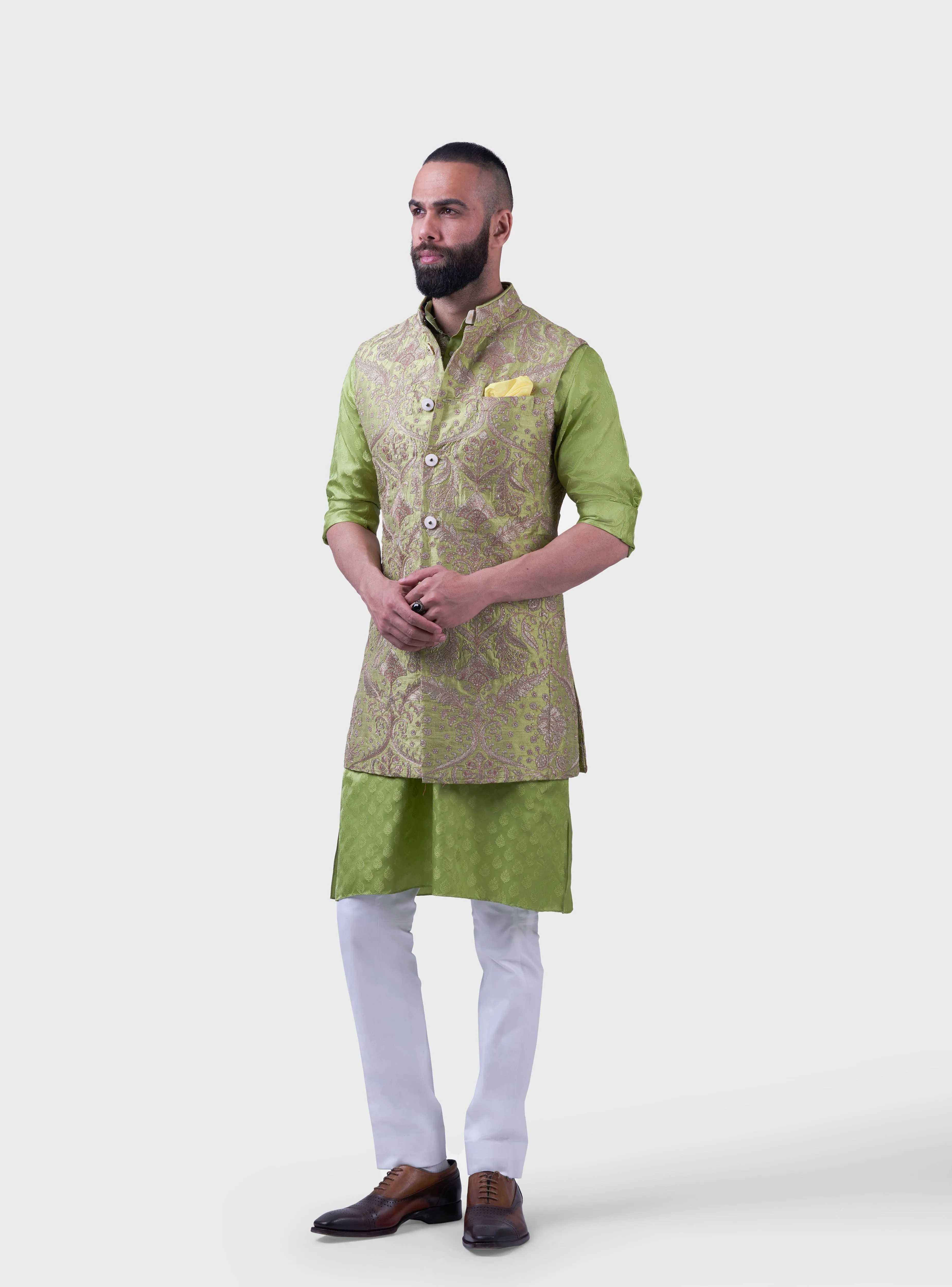 THE BIKANER LONG WAISTCOAT