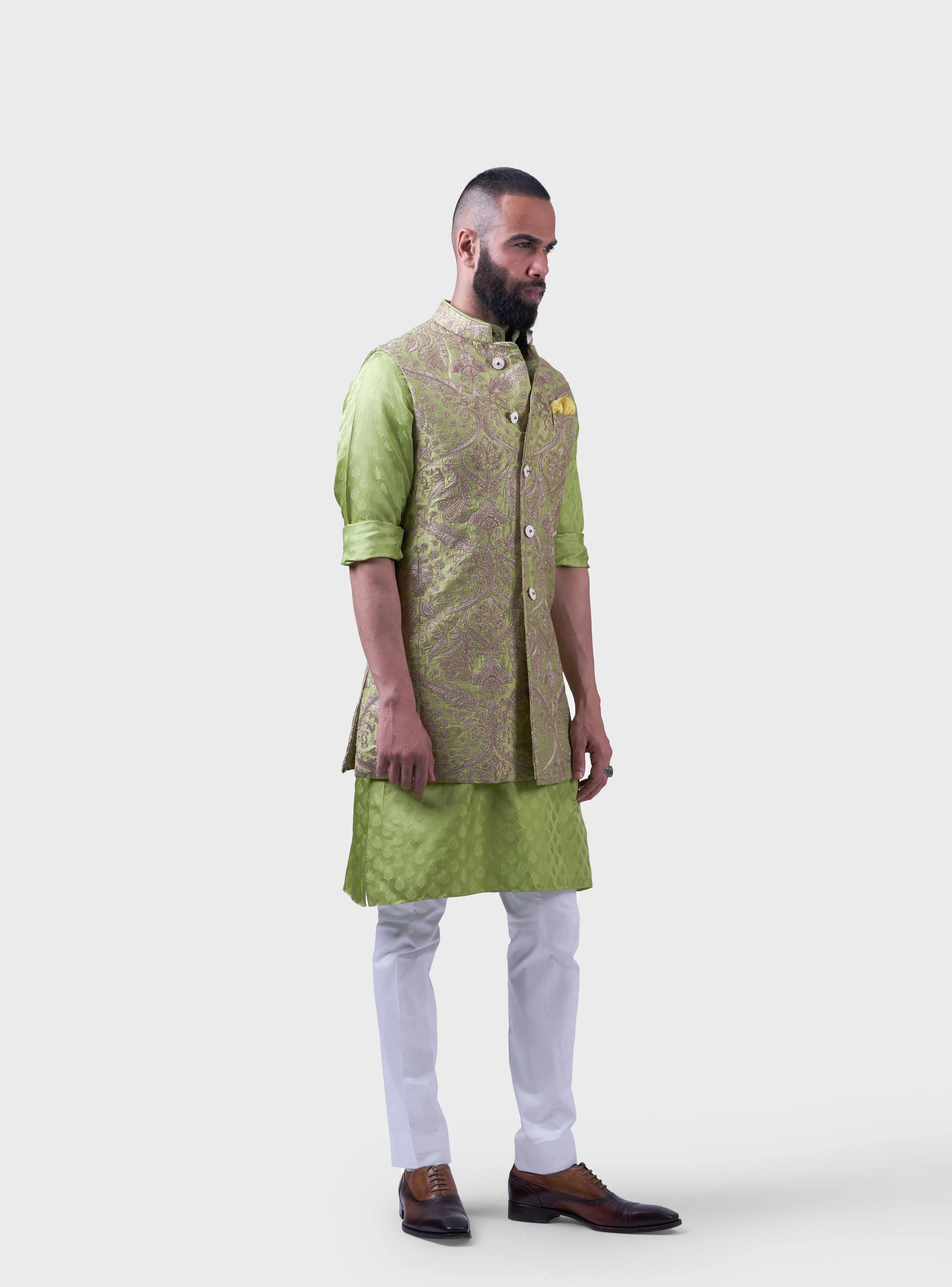 THE BIKANER LONG WAISTCOAT